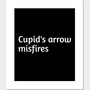 Cupid's arrow misfires humourous Posters and Art